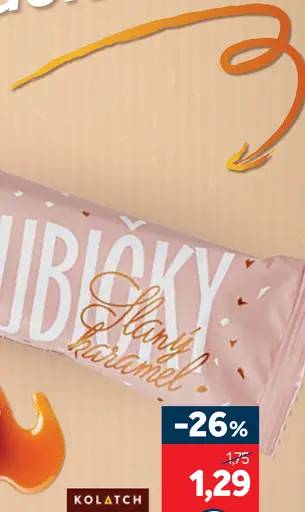 Kolatch trubičky slaný karamel