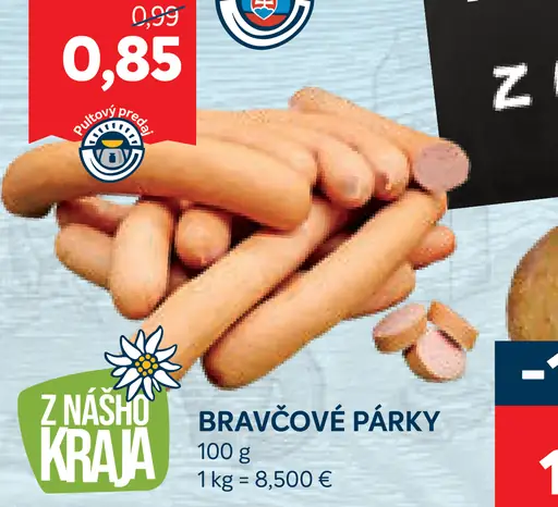 Bravčové párky