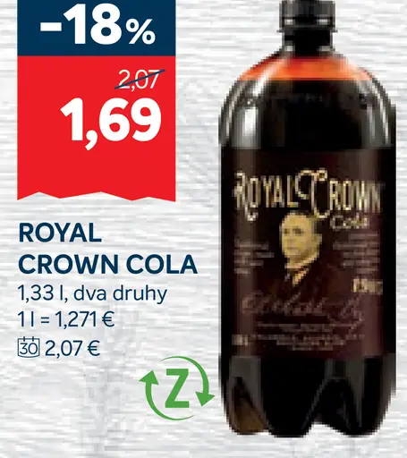 Royal Crown Cola nealkoholický nápoj