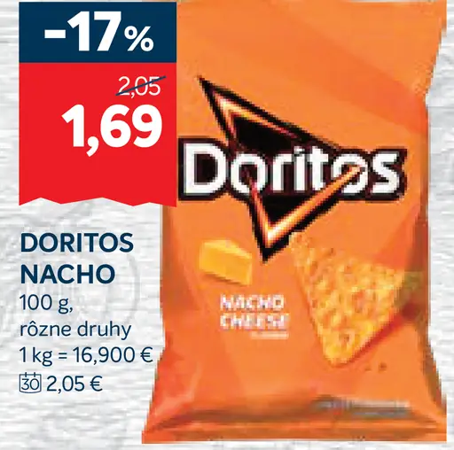 Doritos kukuričné chipsy
