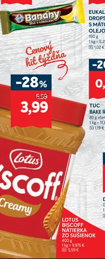 Lotus Biscoff Nátierka zo sušienok