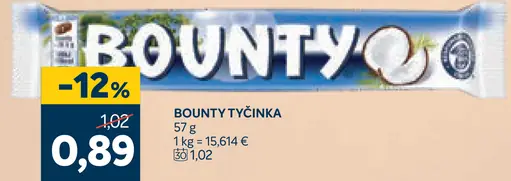 Bounty tyčinka
