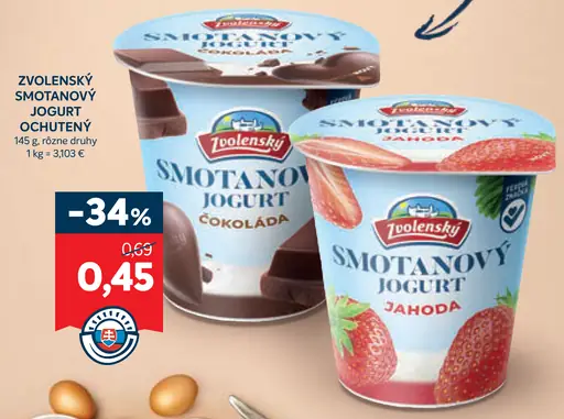Zvolenský smotanový jogurt