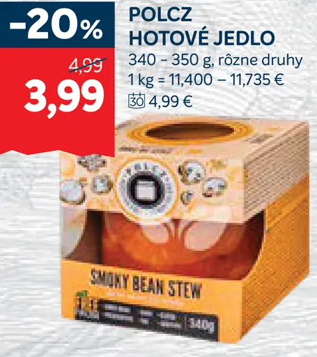 Polcz hotové jedlo