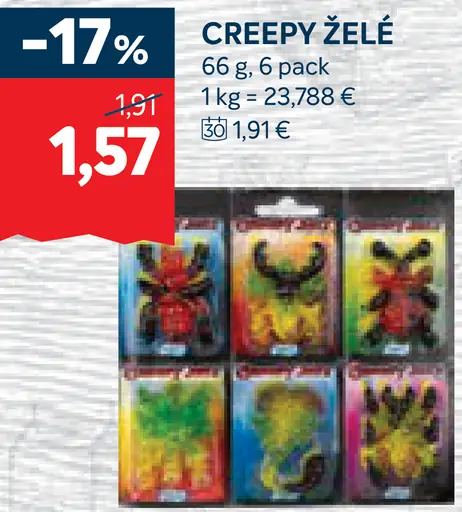Creepy želé