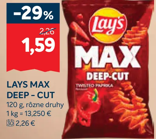 Lays Max Deep-Cut