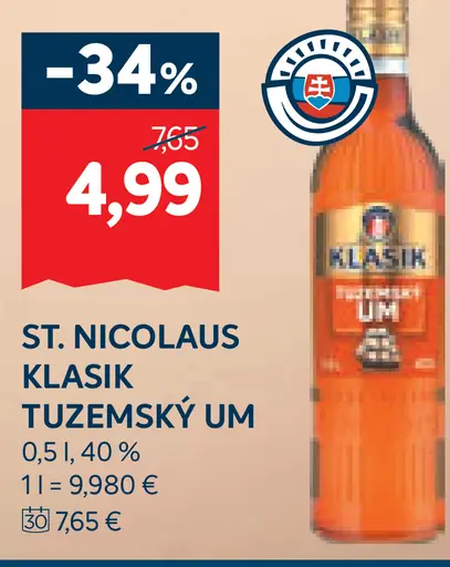 St. Nicolaus Klasik tuzemský um