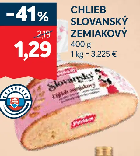 Chlieb slovanský zemiakový