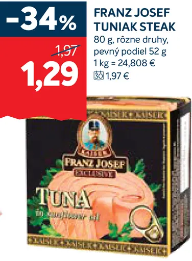 FRANZ JOSEF Tuniak steak