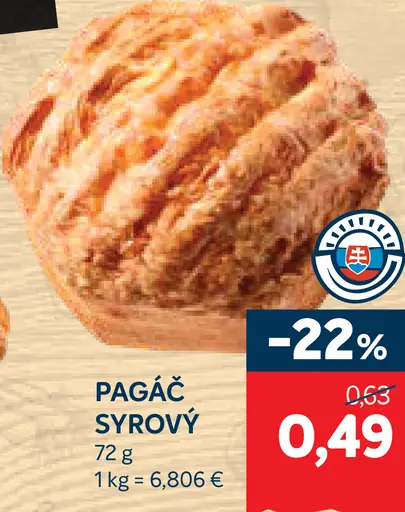 Pagáč syrový