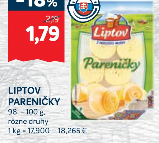 Liptov parenličky údený syr rôzne druhy
