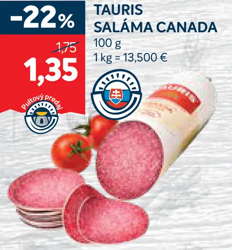 Tauris Canada saláma