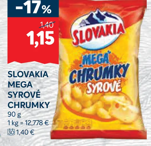 Slovakia Mega Syrové Chrumky