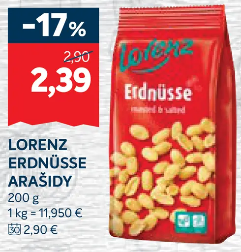 Lorenz Erdnüsse arašidy