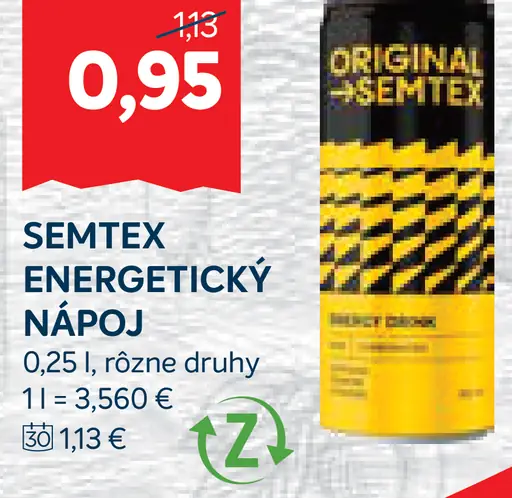 Semtex Energetický Nápoj