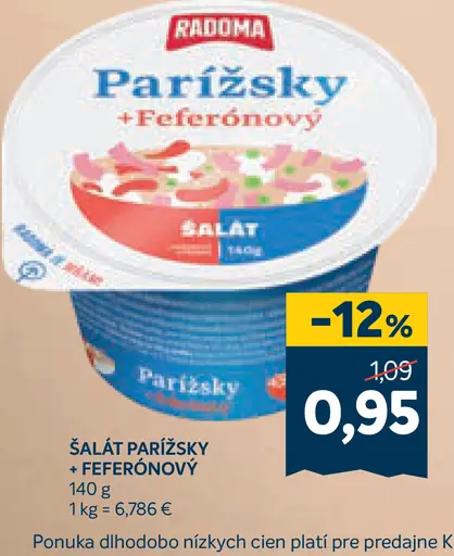 Radoma Parížsky šalát + feferónový