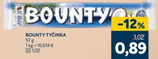 Bounty tyčinka