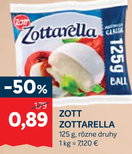 Zott Zottarella mozzarella