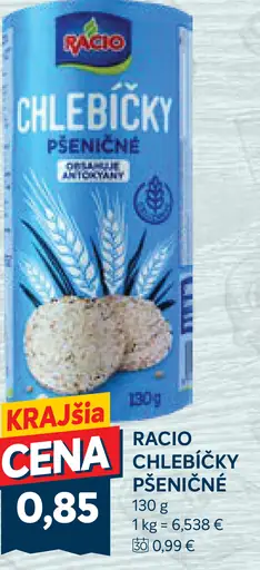 Racio Chlebíčky pšeničné