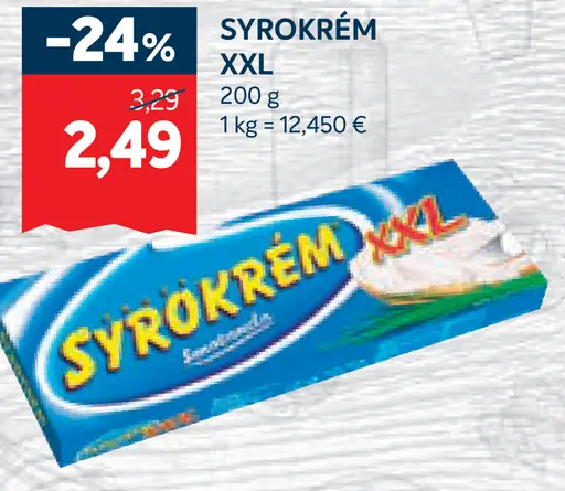 Syrokrém S pažítkou XXL