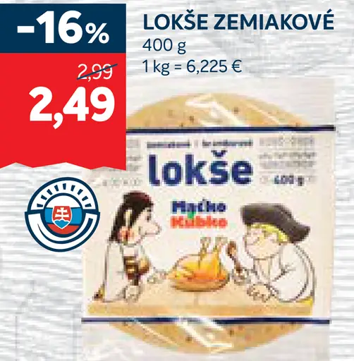 Lokše zemiakové
