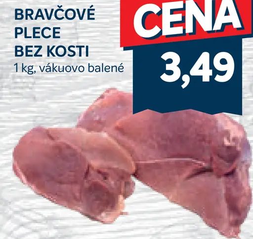 Bravčové plece bez kosti