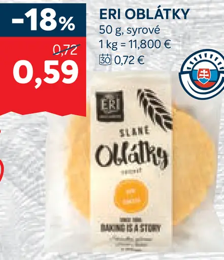 Eri Slané Oblátky Sýrové