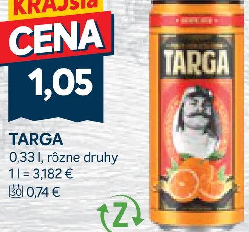 Targa pivo