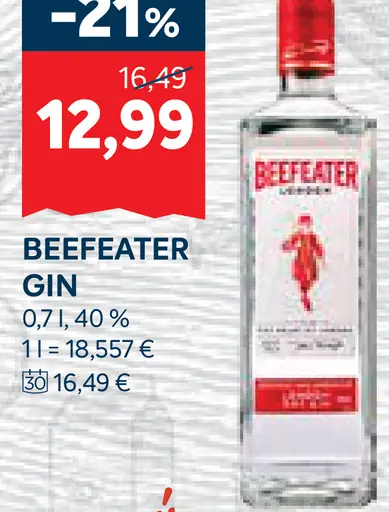 Beefeater gin