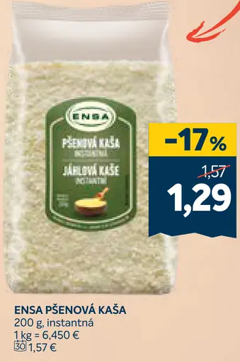 Ensa pšenoová kaša jablková instantná