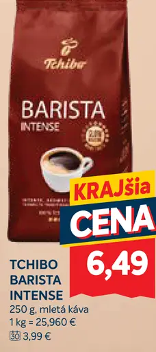 Tchibo Barista Intense pražená mletá káva