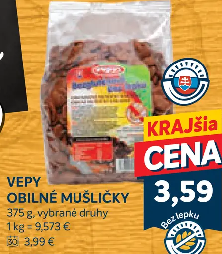 Vepy Obilné mušličky