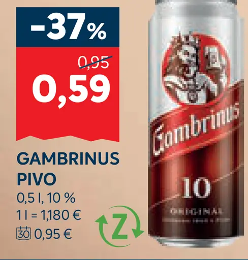 Gambrinus pivo