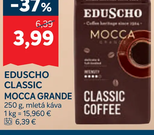 Mletá káva Mocca Grande Eduscho