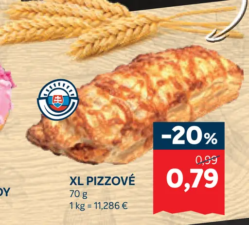 XL pizzové pečivo