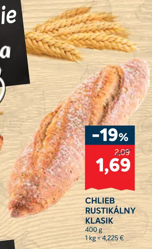 Chlebík rustikálny klasik