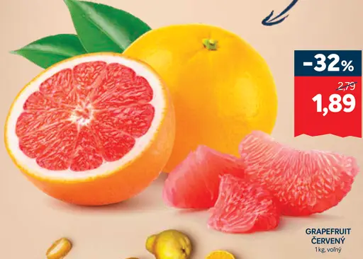 Grapefruit červený