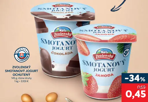 Zvolenský smotanový jogurt