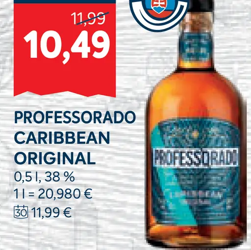 Professorado Caribbean Original 38% rum