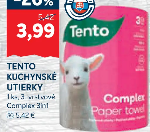 Tento kuchynské utierky Complex 3v1