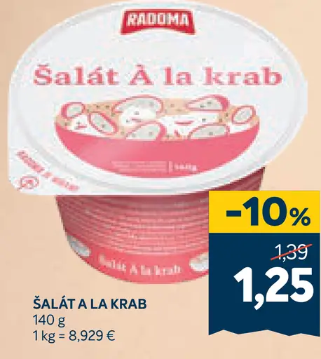 Radoma Šalát à la krab