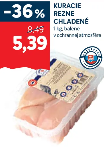 Kuracie rezne chladené