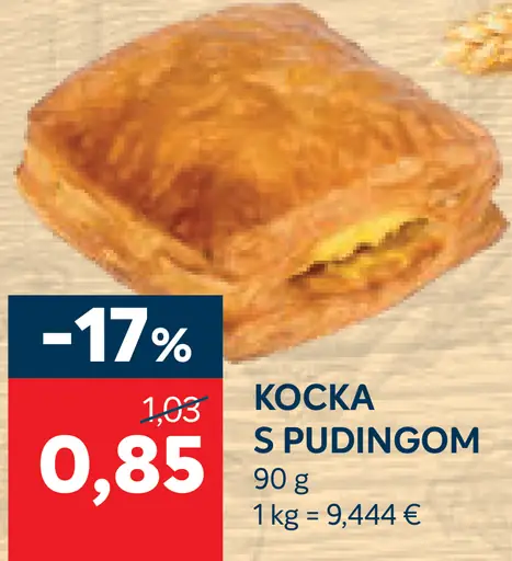Kocka s pudingom
