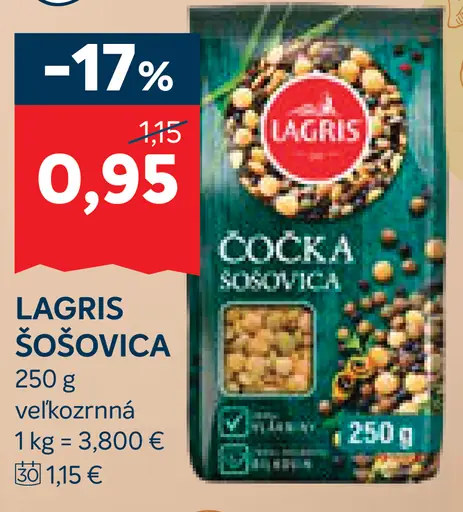 Lagriss šošovica veľkozrnná