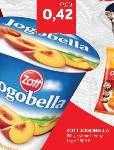 Zott Jogobella Jahodový jogurt