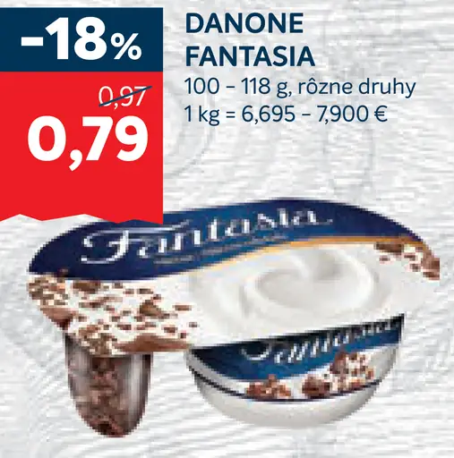 Danone Fantasia jogurt