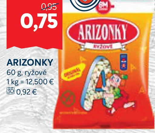 Arizonky ryžové chrumky