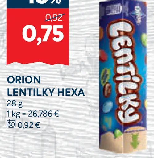 Orion Lentilky Hexa