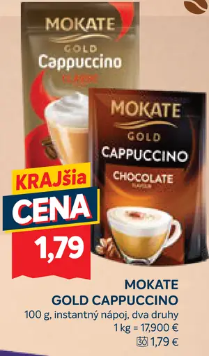 Mokate Gold Cappuccino Classic instantný nápoj