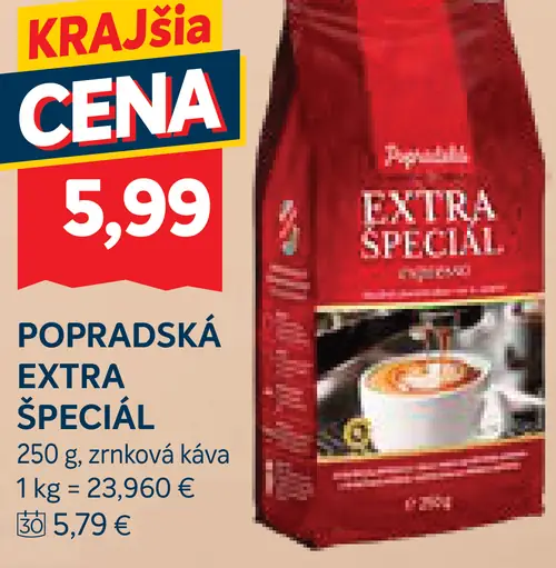 Popradská káva Extra Špeciál